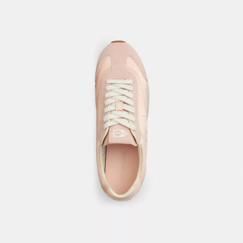 Tenis Flat Gamuza Rosa Mujer