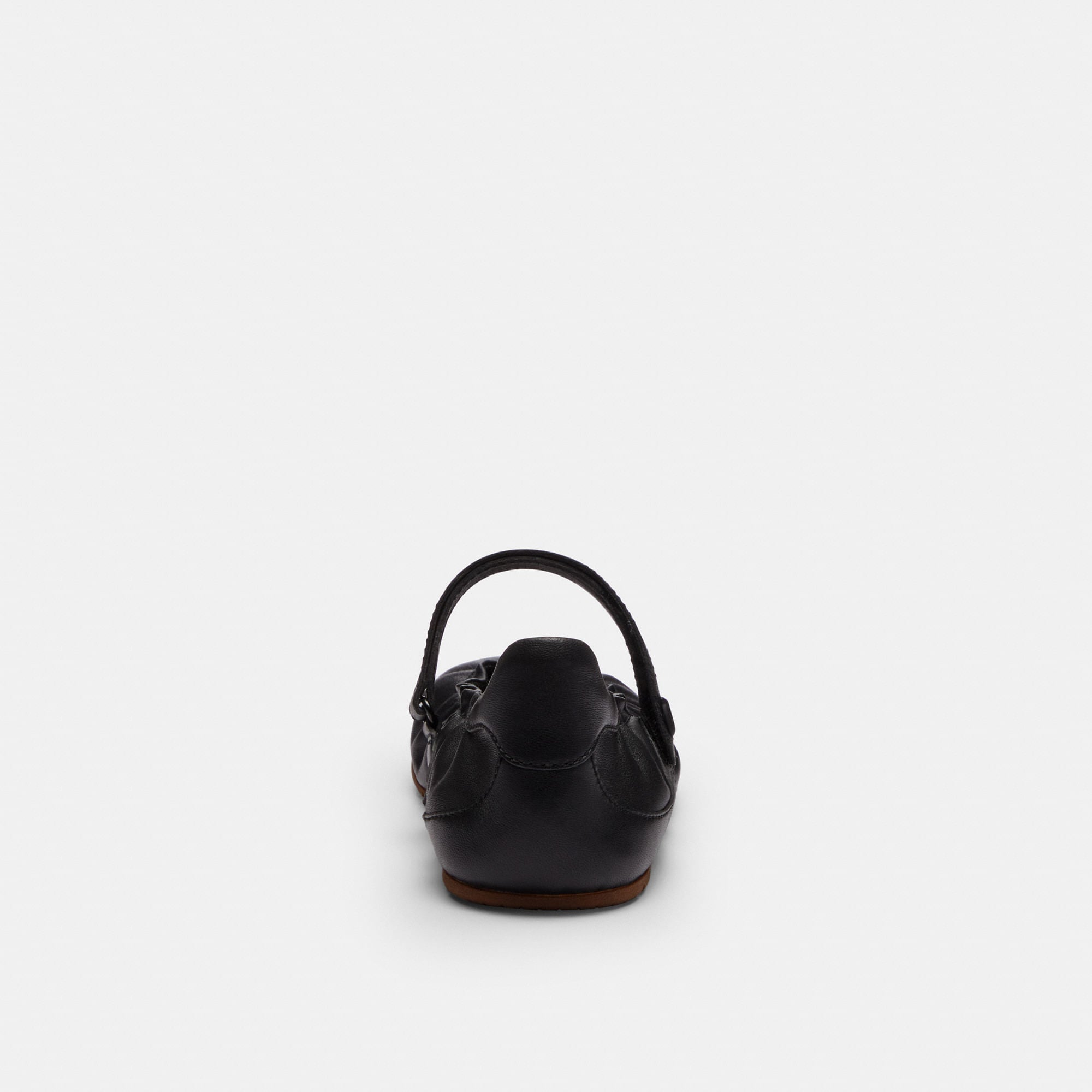 Flats Soft Mary Jane Piel Negro Mujer