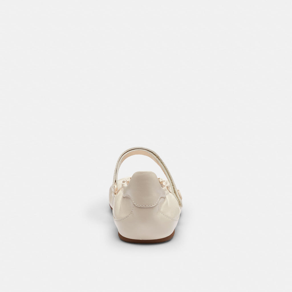 Flats Soft Mary Jane Piel Blanco Mujer
