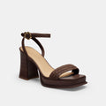 Sandalias Tea Rose Raffia Café Mujer