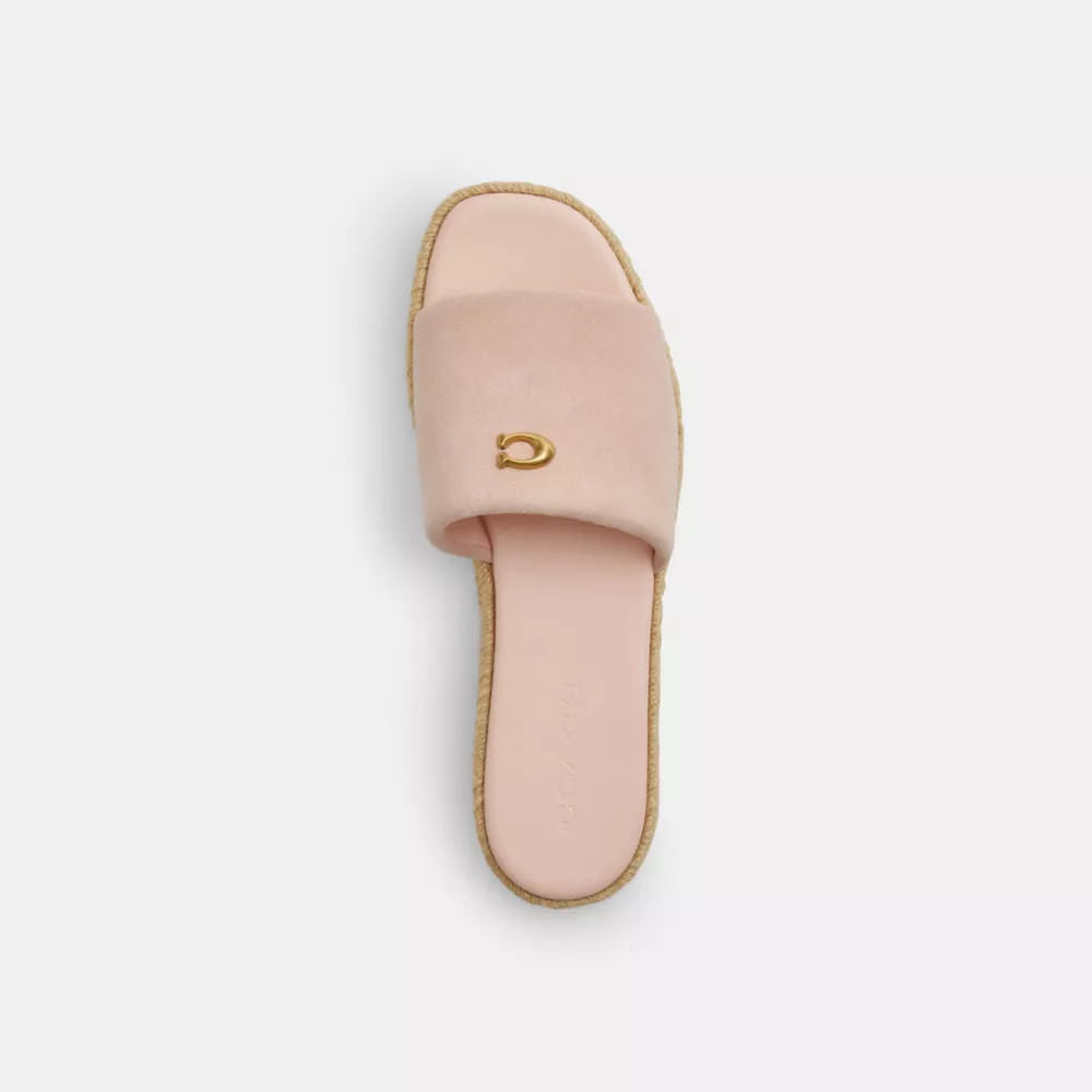 Sandalias Holly Gamuza Rosa Mujer
