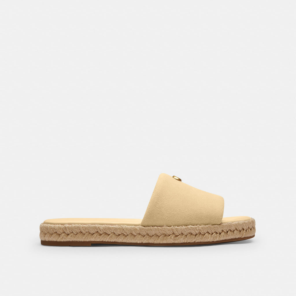 Sandalias Holly Gamuza Beige Mujer