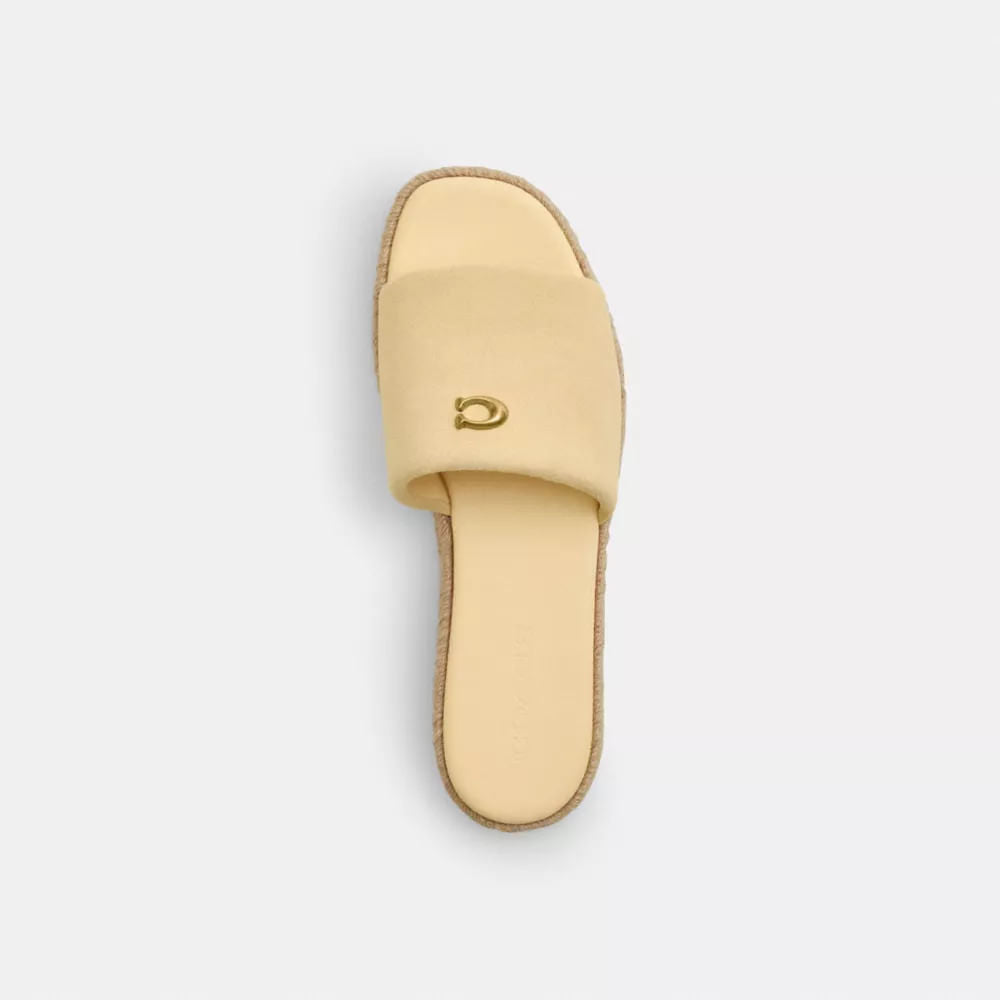 Sandalias Holly Gamuza Beige Mujer