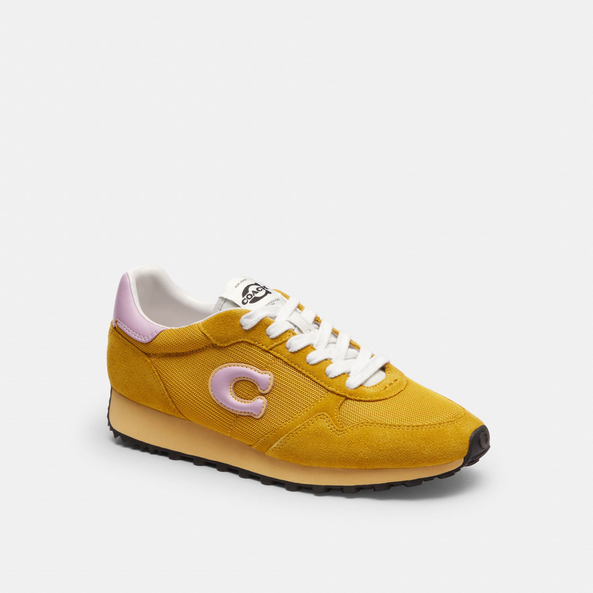 Tenis Retro Amarillo Mujer