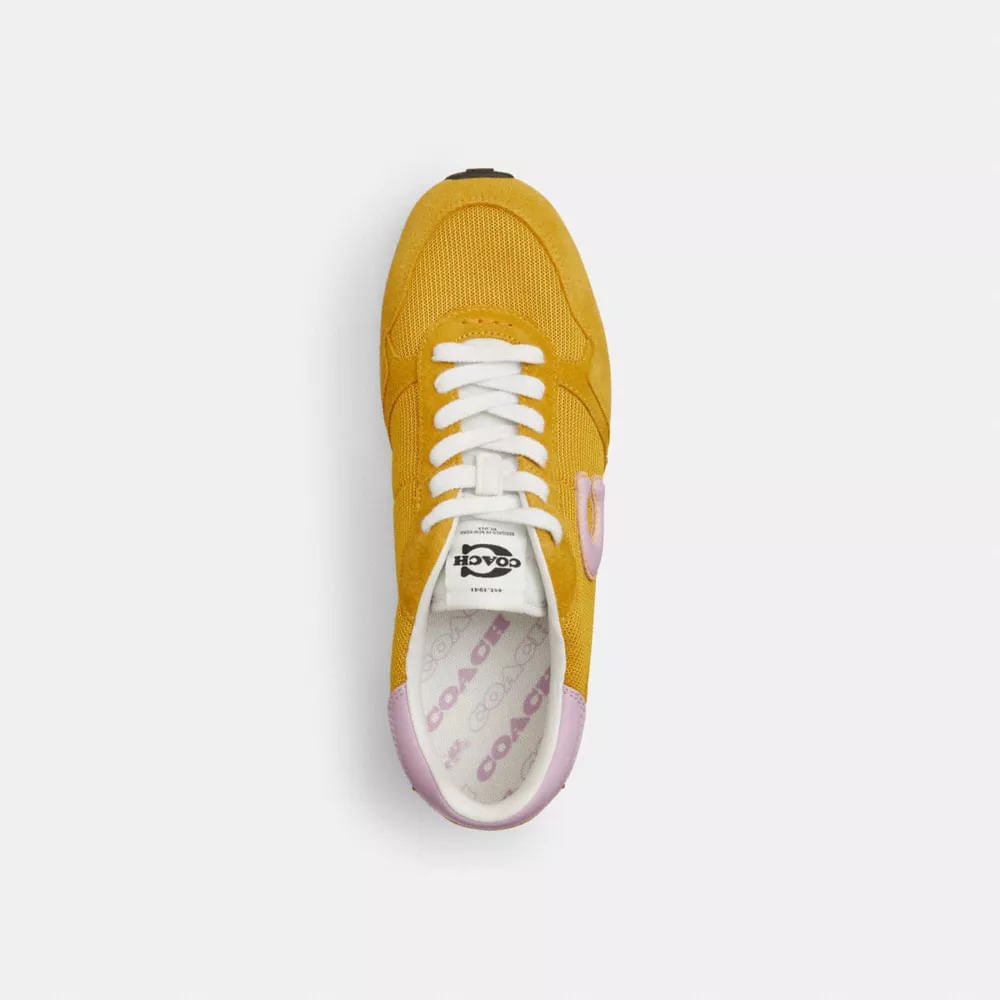 Tenis Retro Amarillo Mujer