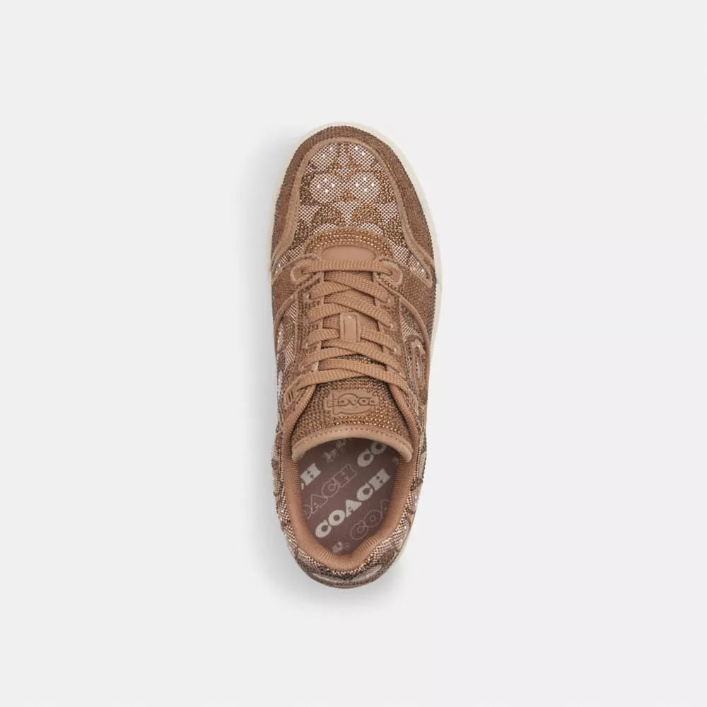 Tenis Soho Crystal Signature Café Mujer