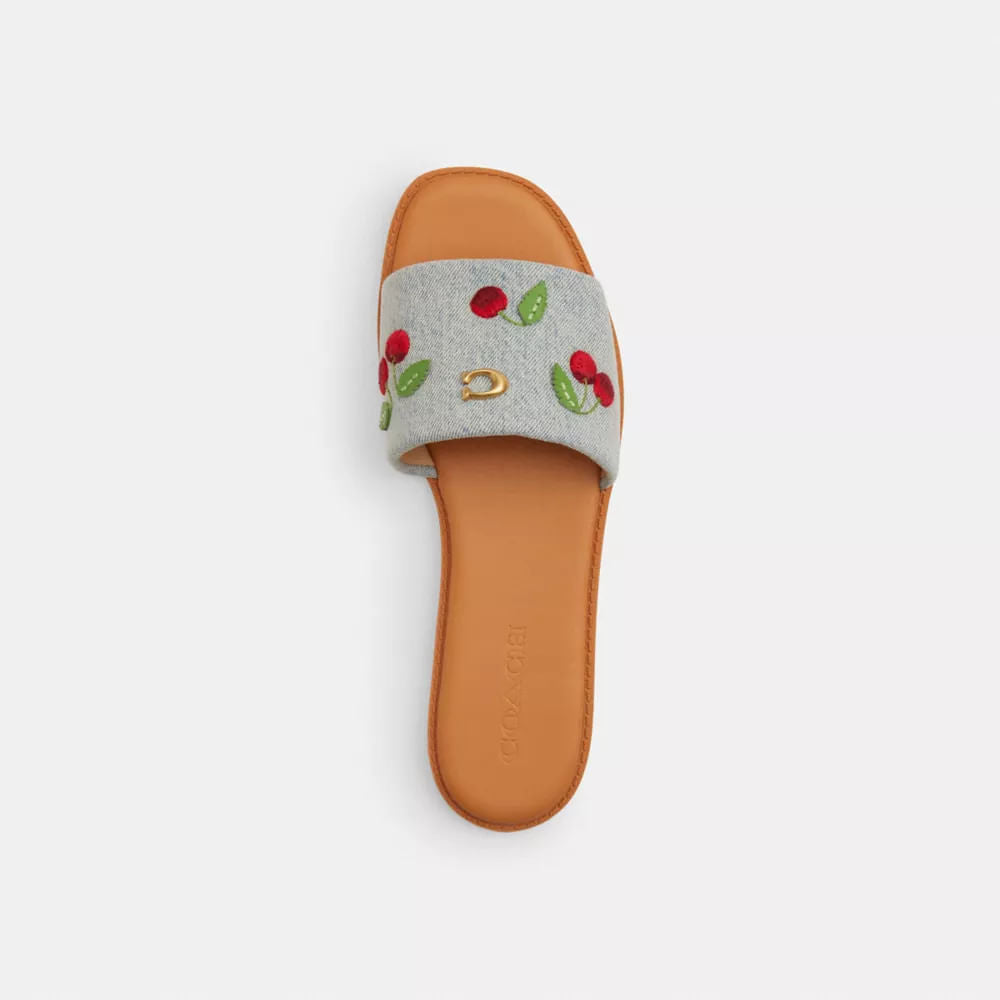 Sandalias Holly Cherry Denim Mujer