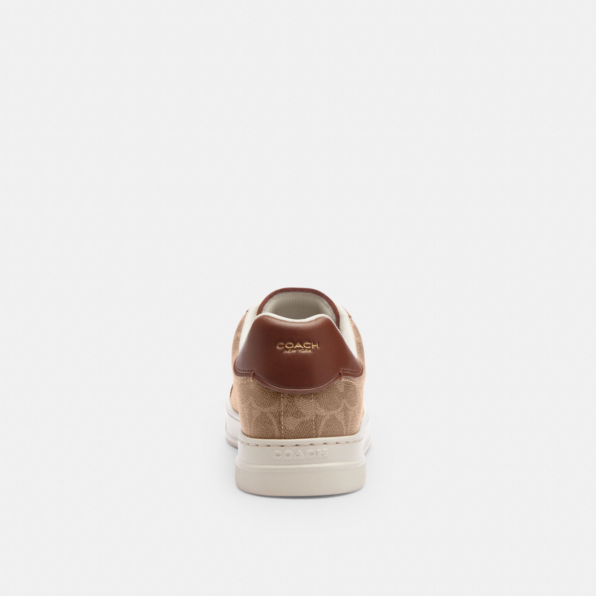Tenis High Line Canvas Signature Café Mujer