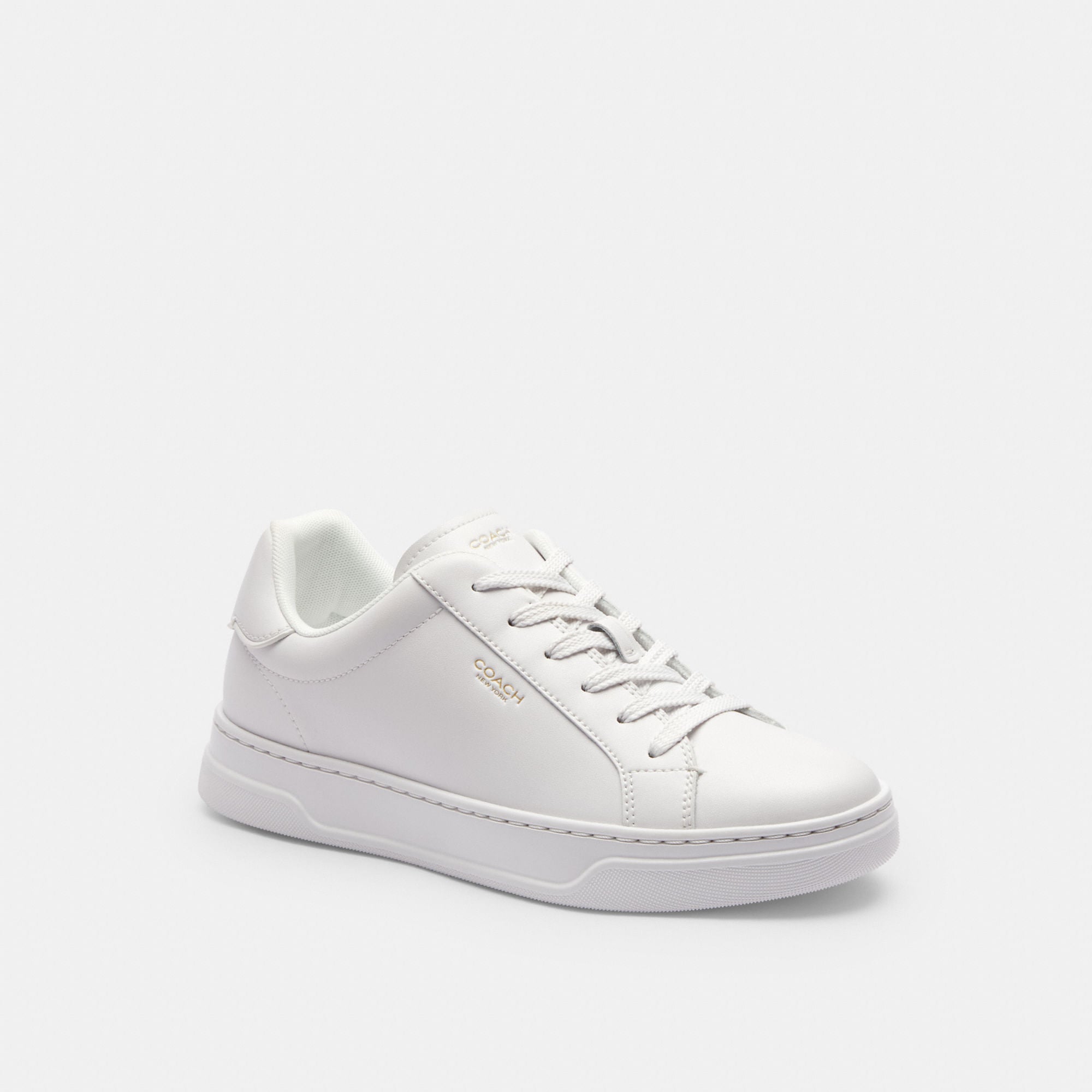 Tenis High Line Piel Blanco Mujer