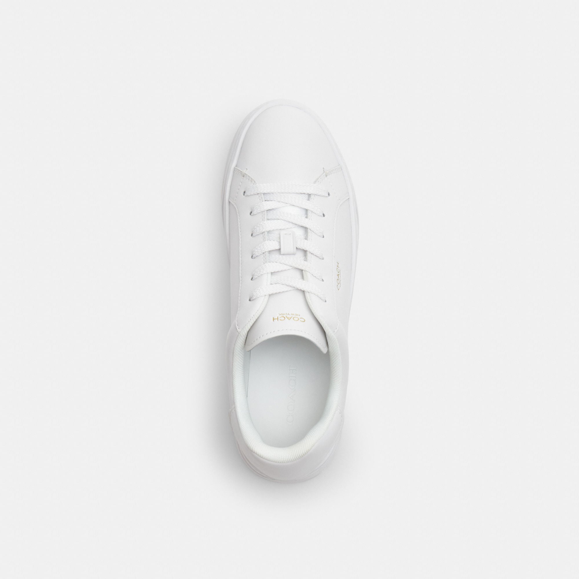 Tenis High Line Piel Blanco Mujer
