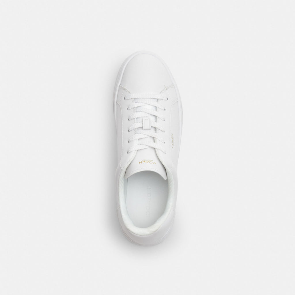 Tenis High Line Piel Blanco Mujer