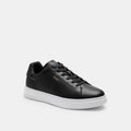 Tenis High Line Piel Negro Hombre