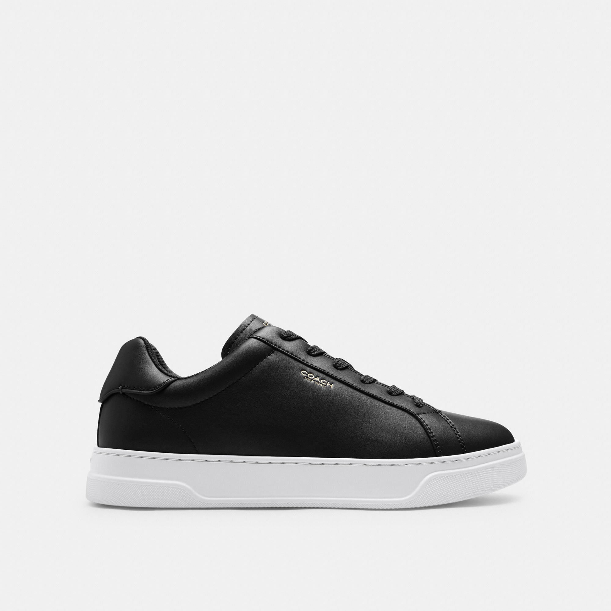 Tenis High Line Piel Negro Hombre