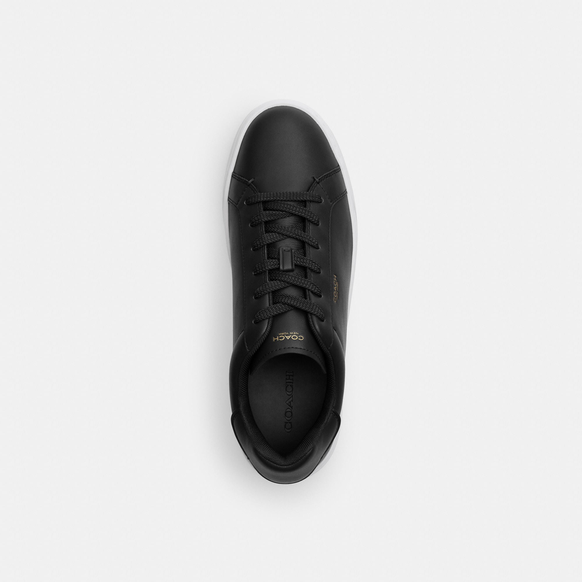 Tenis High Line Piel Negro Hombre