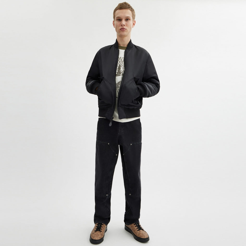 Tenis High Line Canvas Signature Café Hombre
