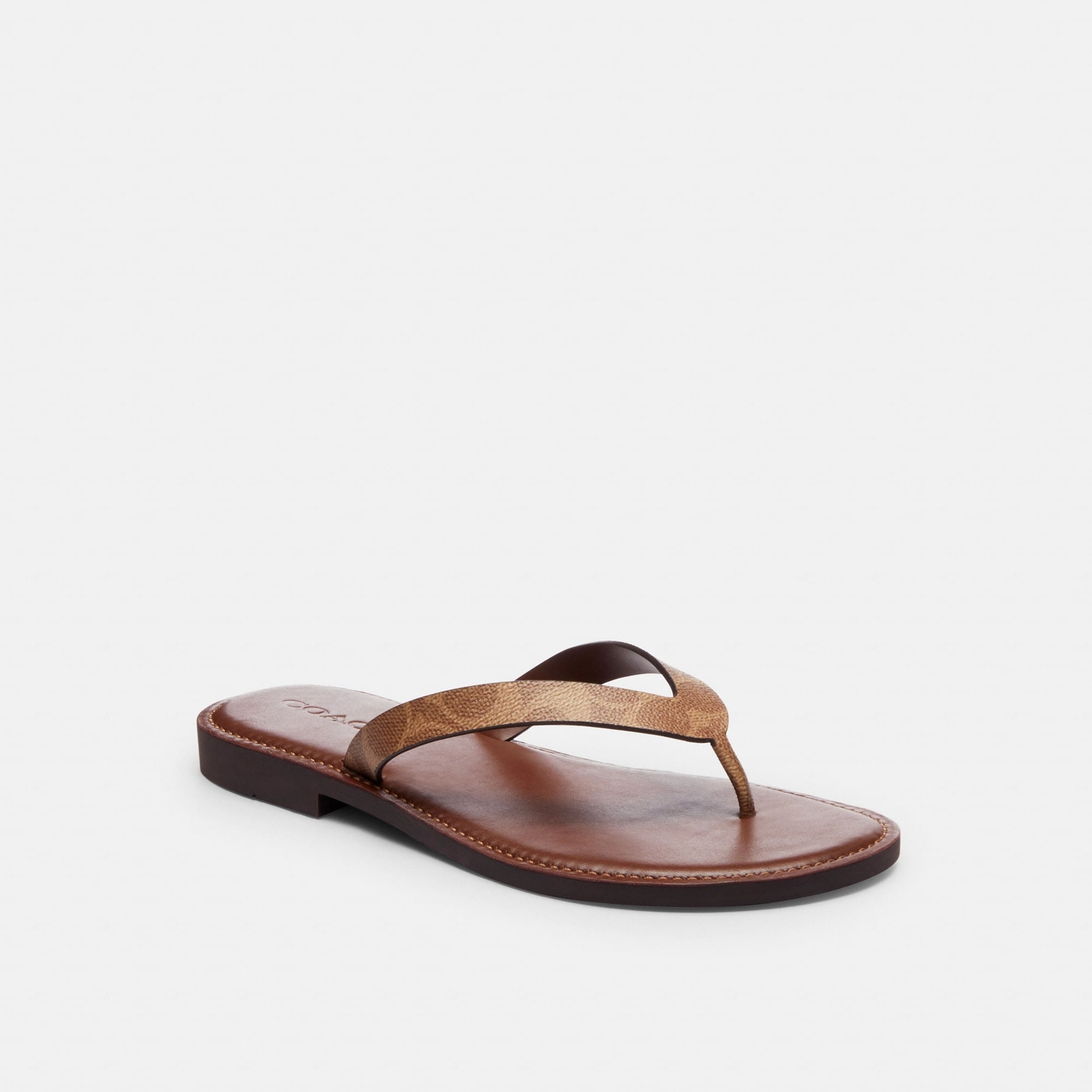 Sandalias Brianna Canvas Signature Café Mujer