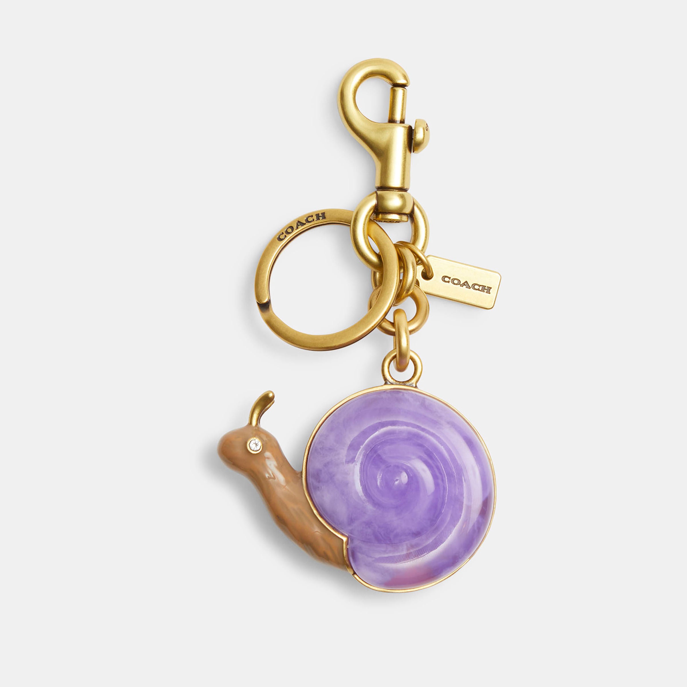 Bag Charm Coach Caracol
