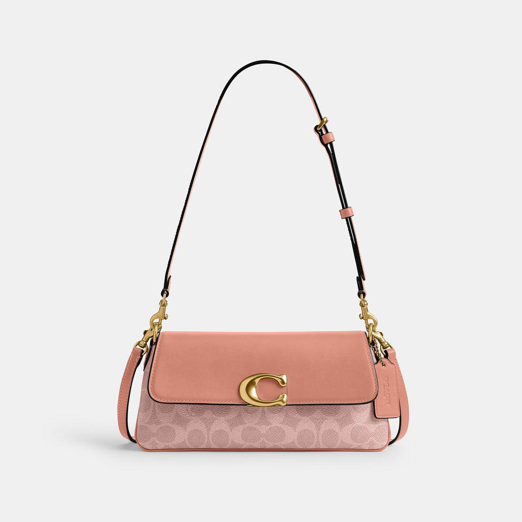 Bolsa Shoulder Bag Coach Jet Canvas Signature