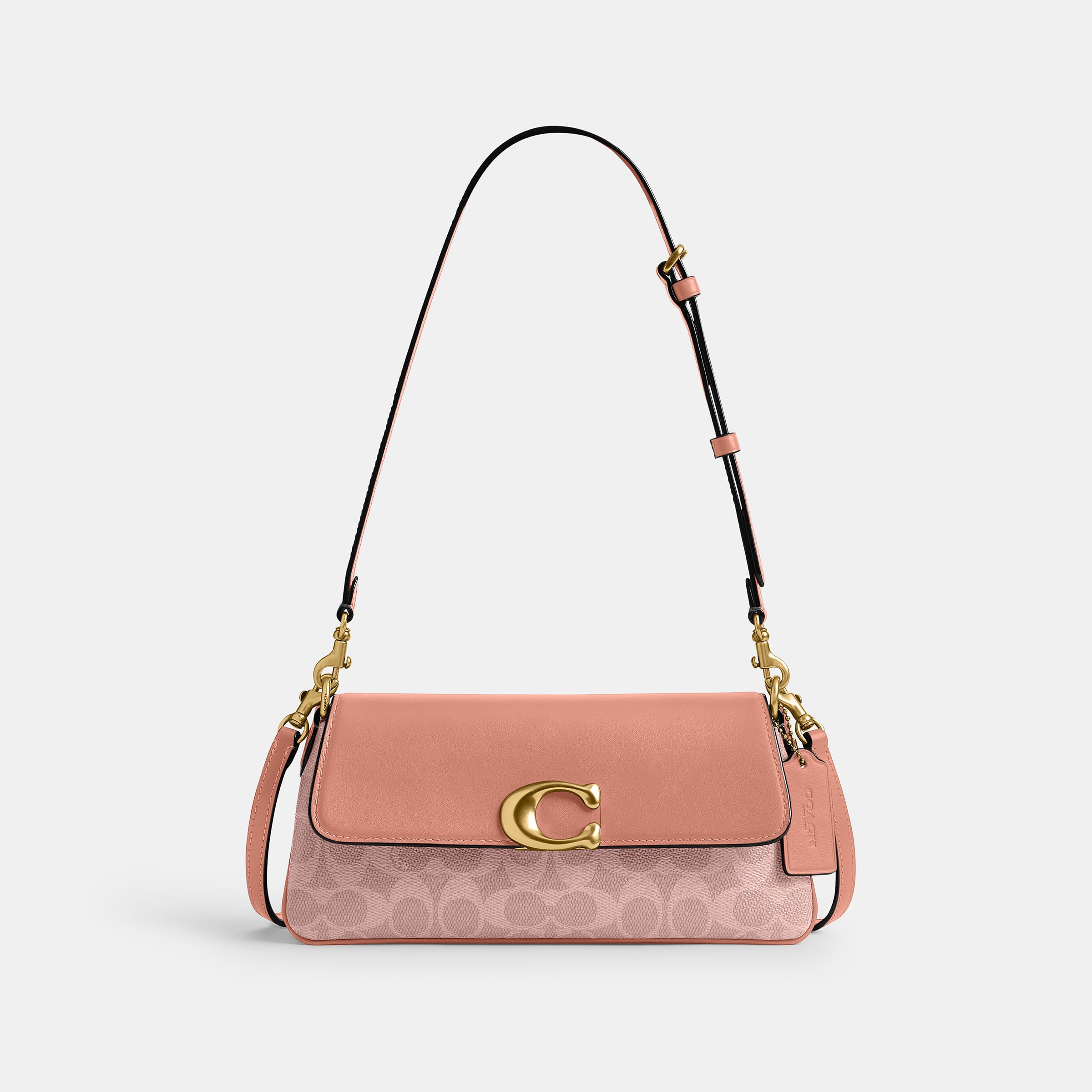 Bolsa Shoulder Bag Coach Jet Canvas Signature