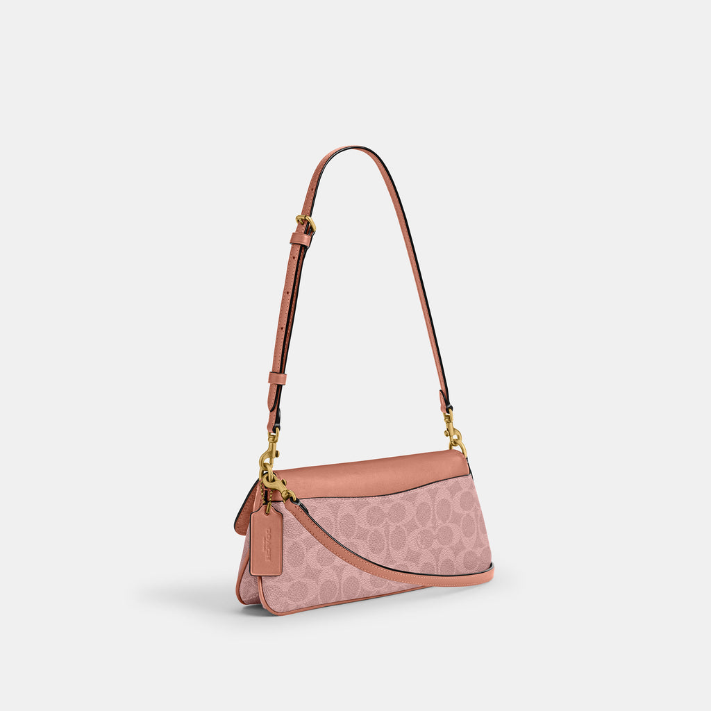 Bolsa Shoulder Bag Coach Jet Canvas Signature