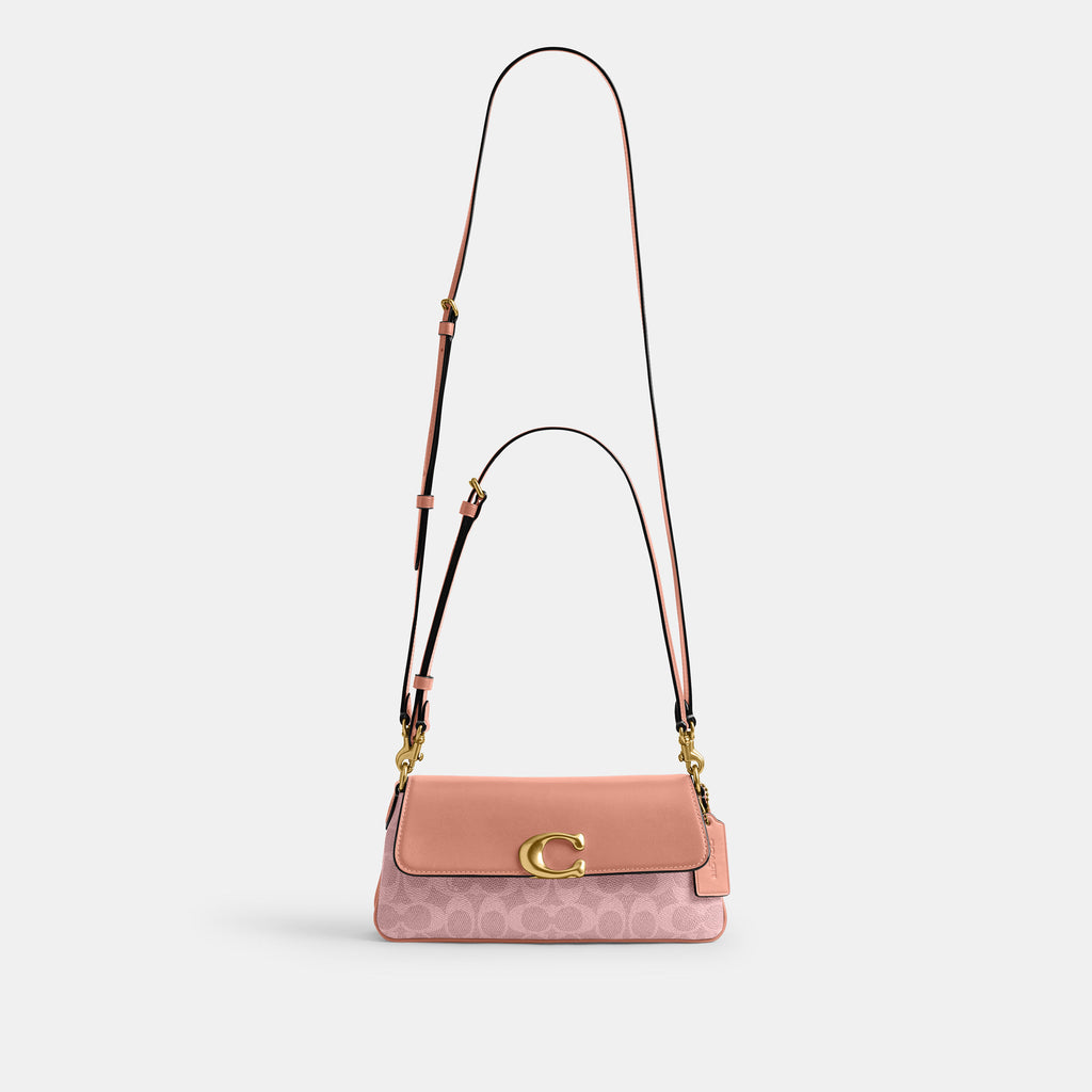 Bolsa Shoulder Bag Coach Jet Canvas Signature