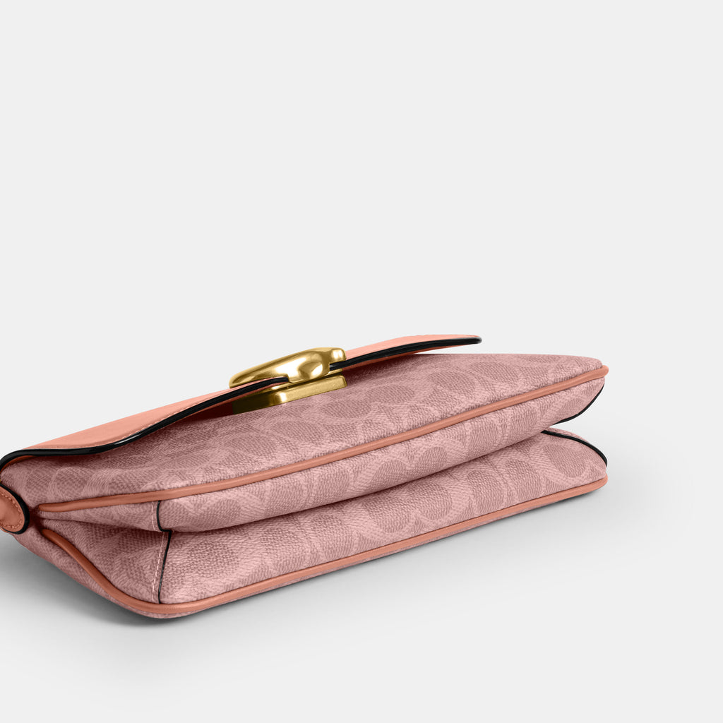 Bolsa Shoulder Bag Coach Jet Canvas Signature