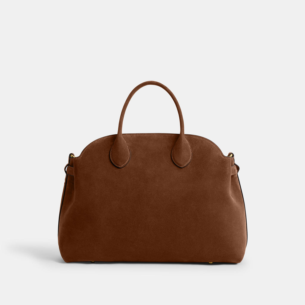 Bolsa Shoulder Bag Suede Soft Empire Carryall 40