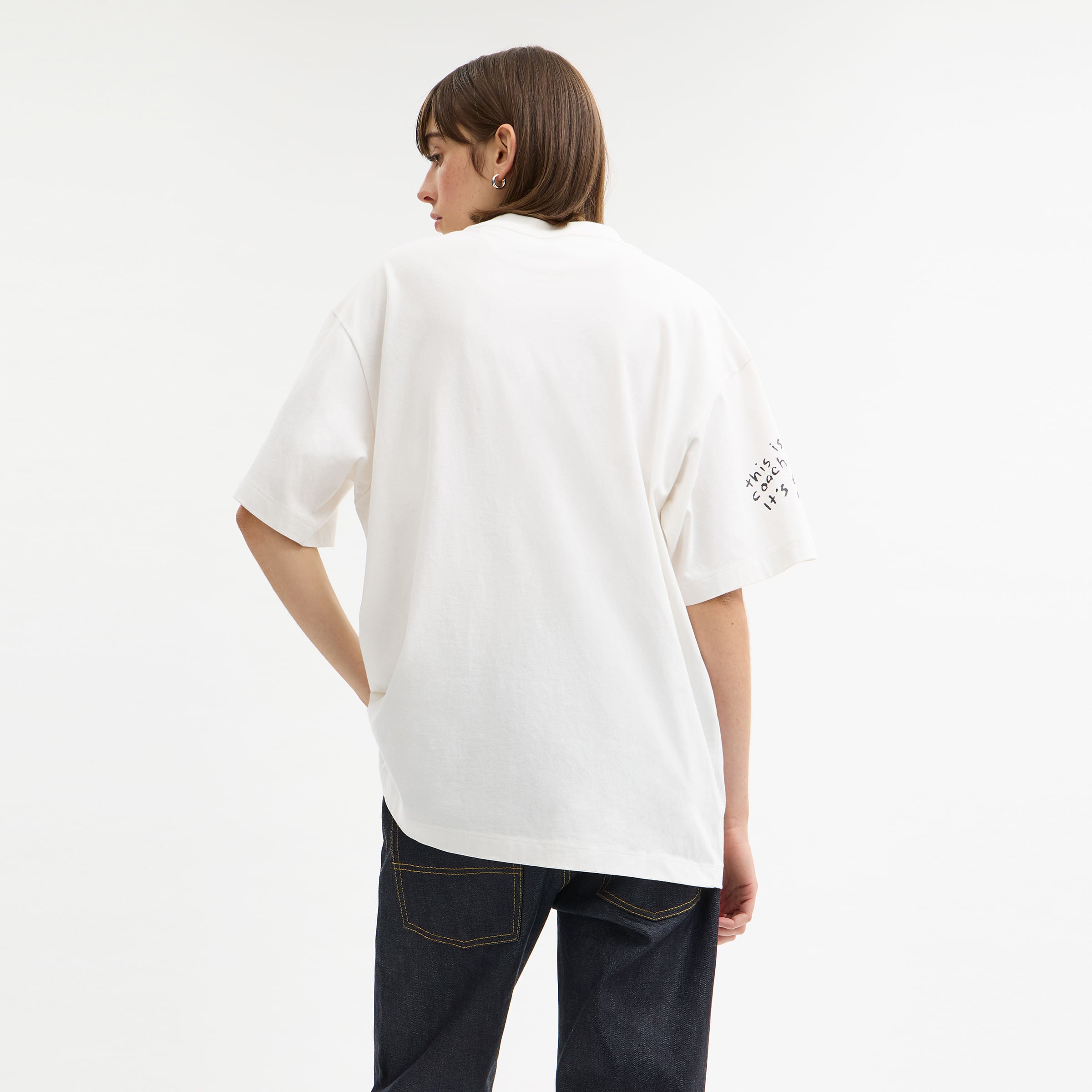 T-Shirt Coach en Print Sketch