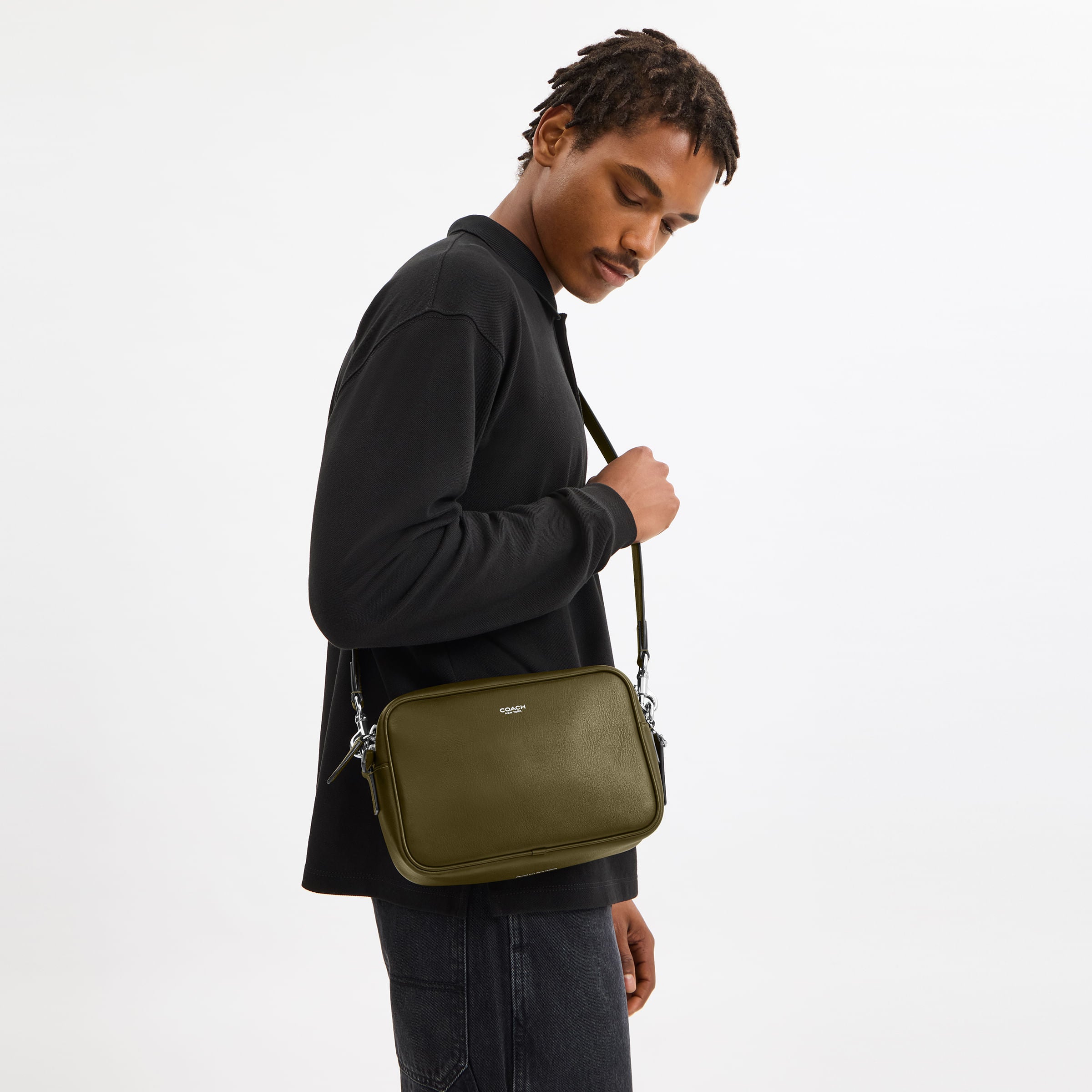 Bolsa Crossbody Coach Camera Bag