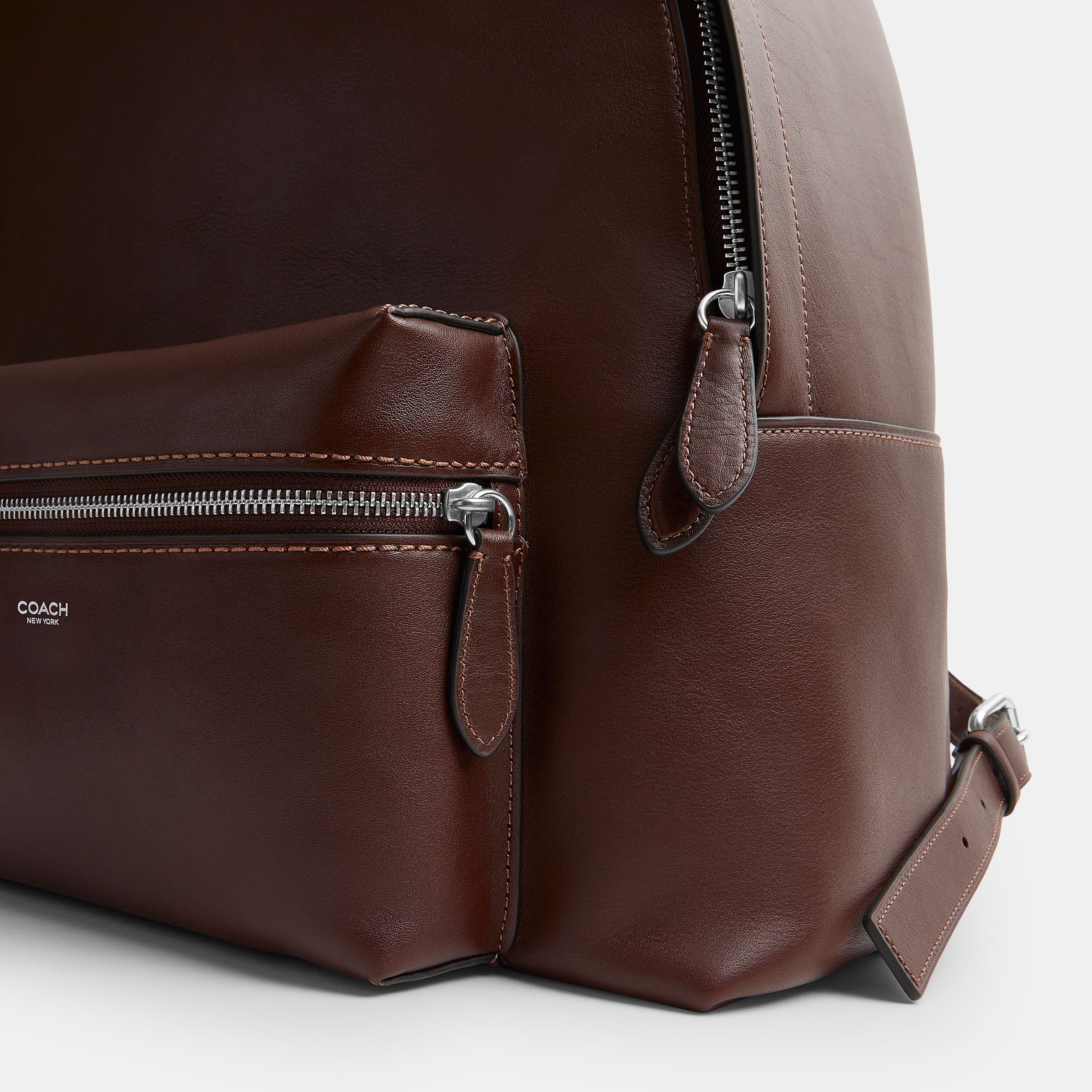 Mochila Coach Leather Ridge Wood