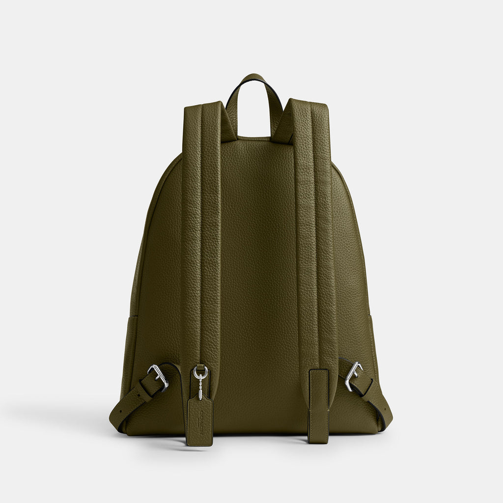 Mochila Coach Leather Ridge Wood