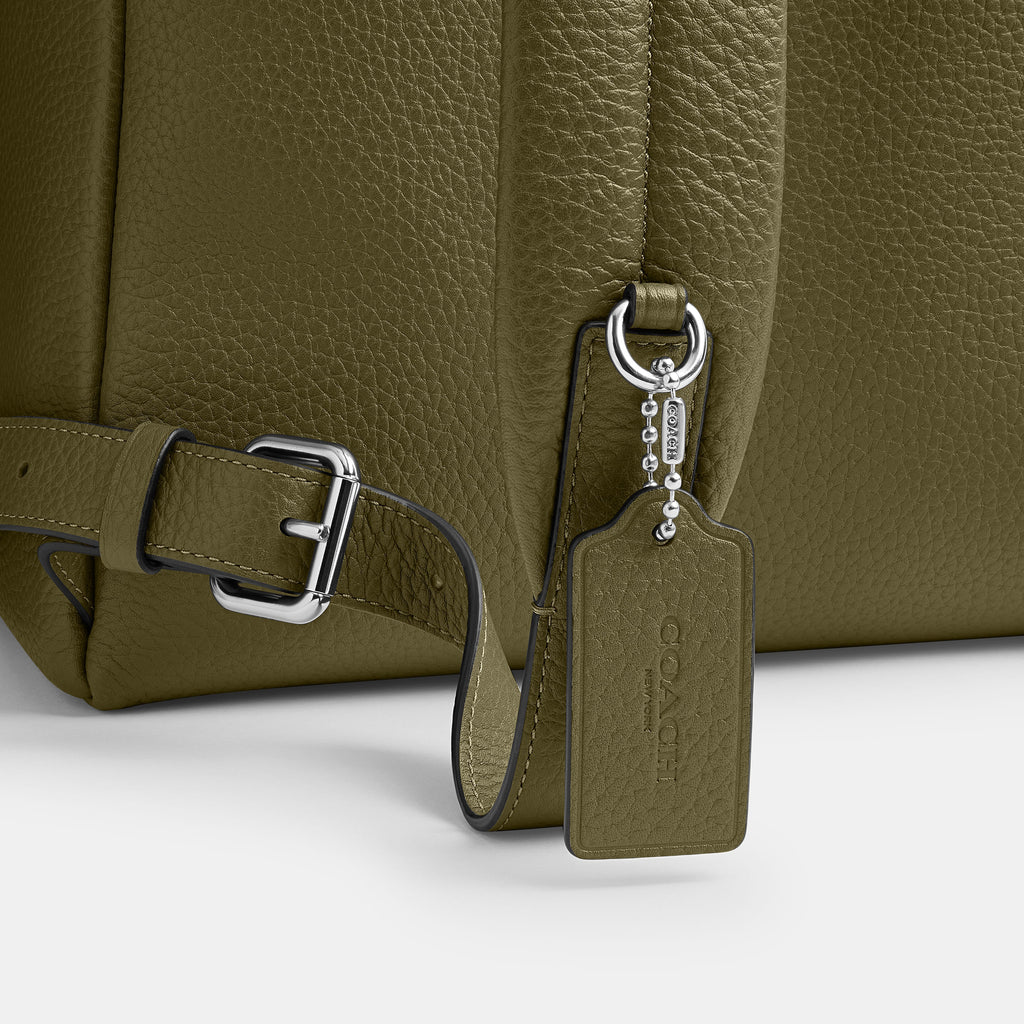 Mochila Coach Leather Ridge Wood