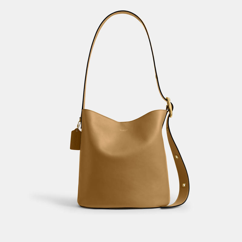 Bolsa Shoulder Bag Coach Bucket Bleecker Piel