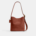 Bolsa Shoulder Bag Coach Bucket Bleecker Suede