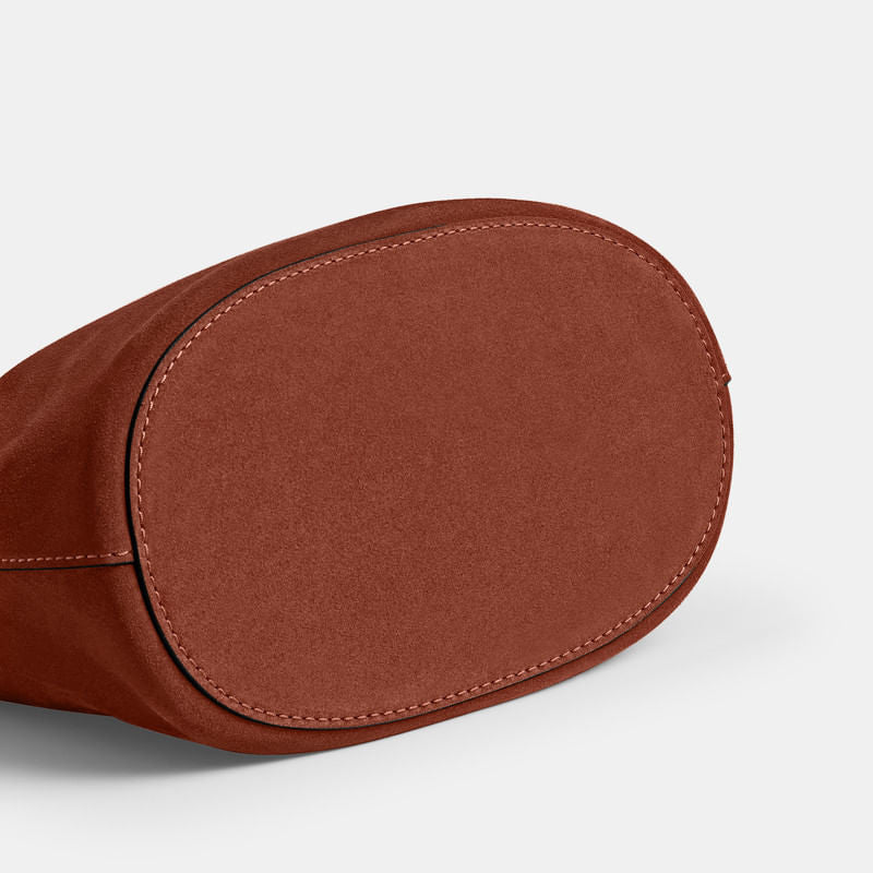 Bolsa Shoulder Bag Coach Bucket Bleecker Suede