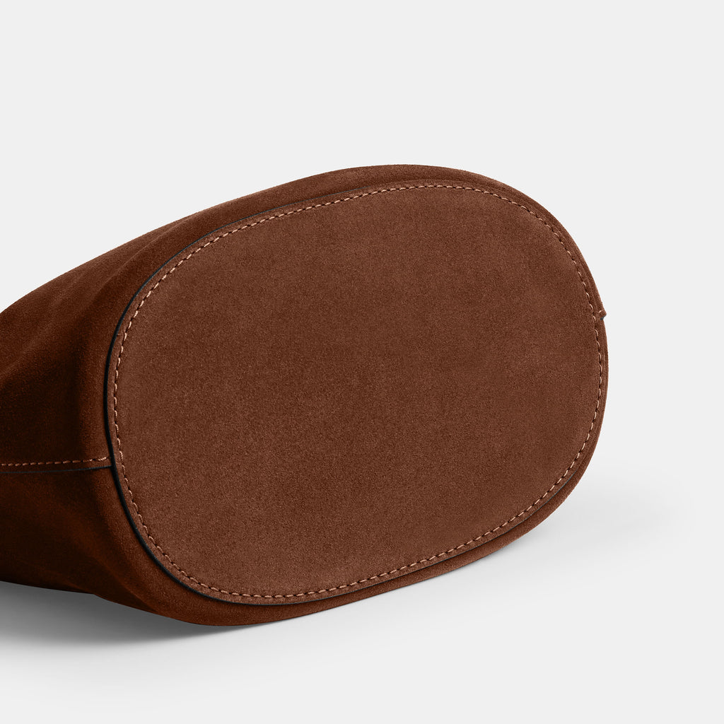 Bolsa Coach Shoulder Bag Bleecker Bucket en Suede