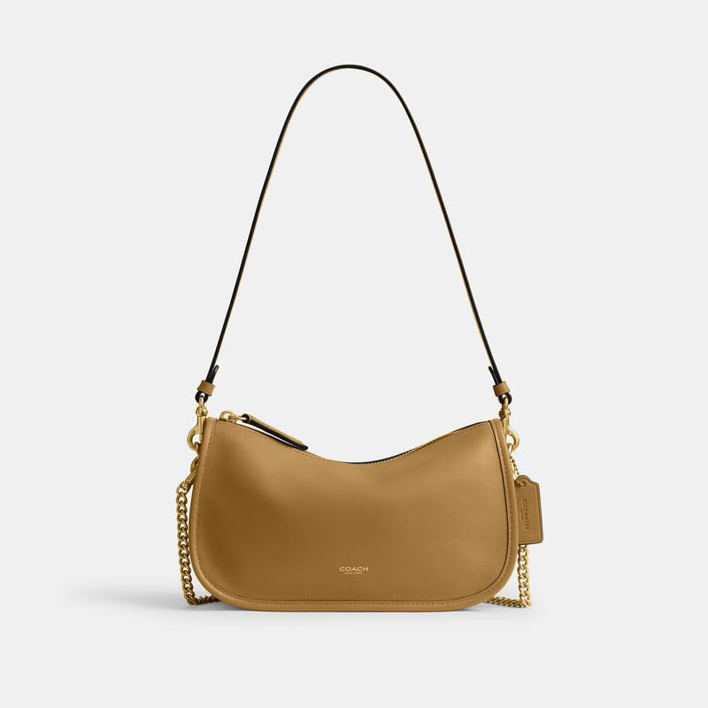 Bolsa Shoulder Bag Coach Waverly Piel