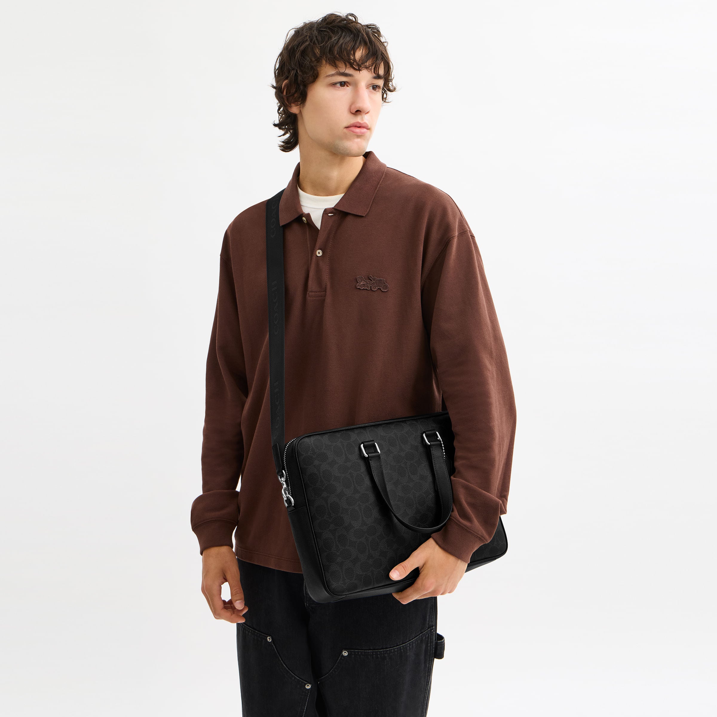 Maletín Coach Signature Caden