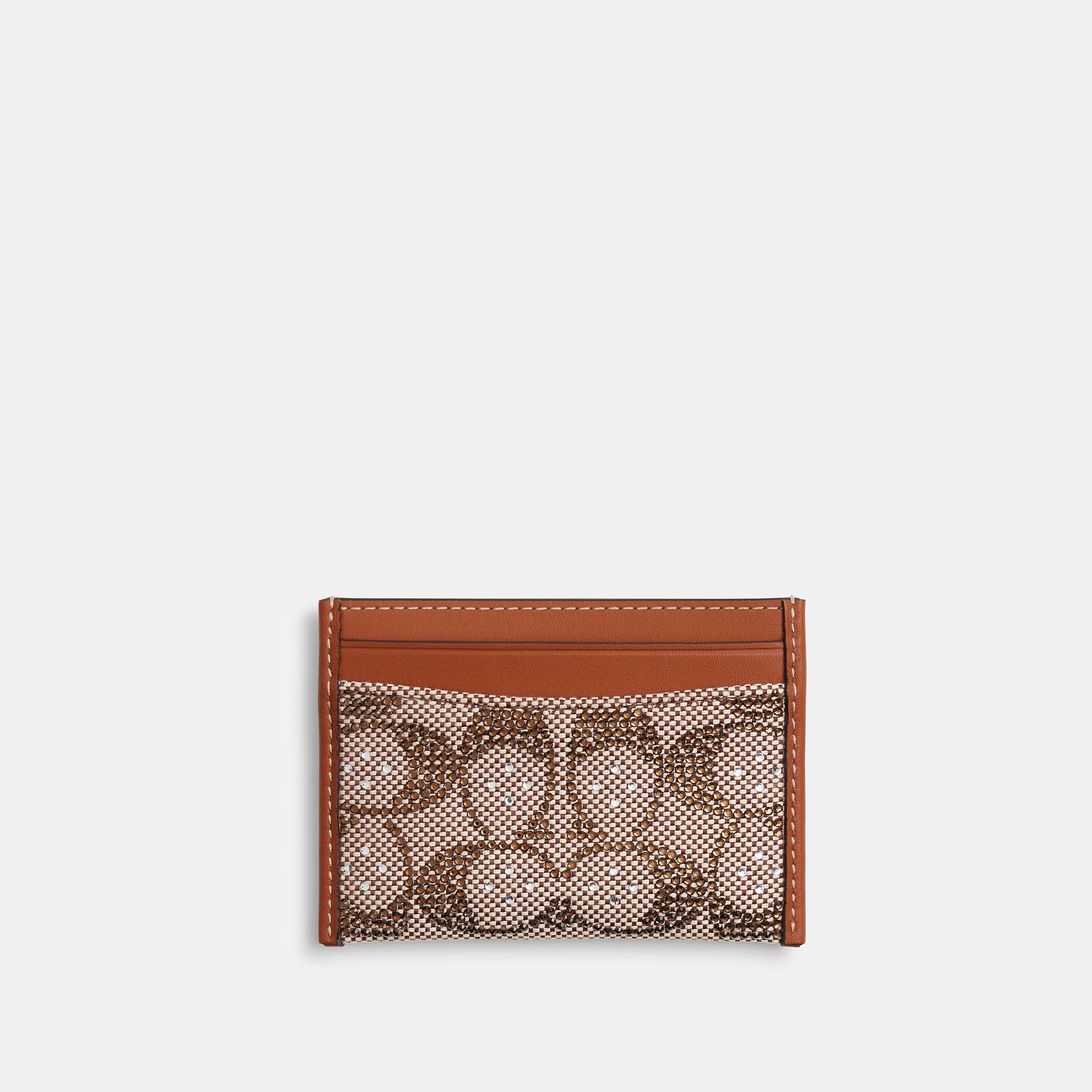 Tarjetero Coach en Jacquard Crystal Signature