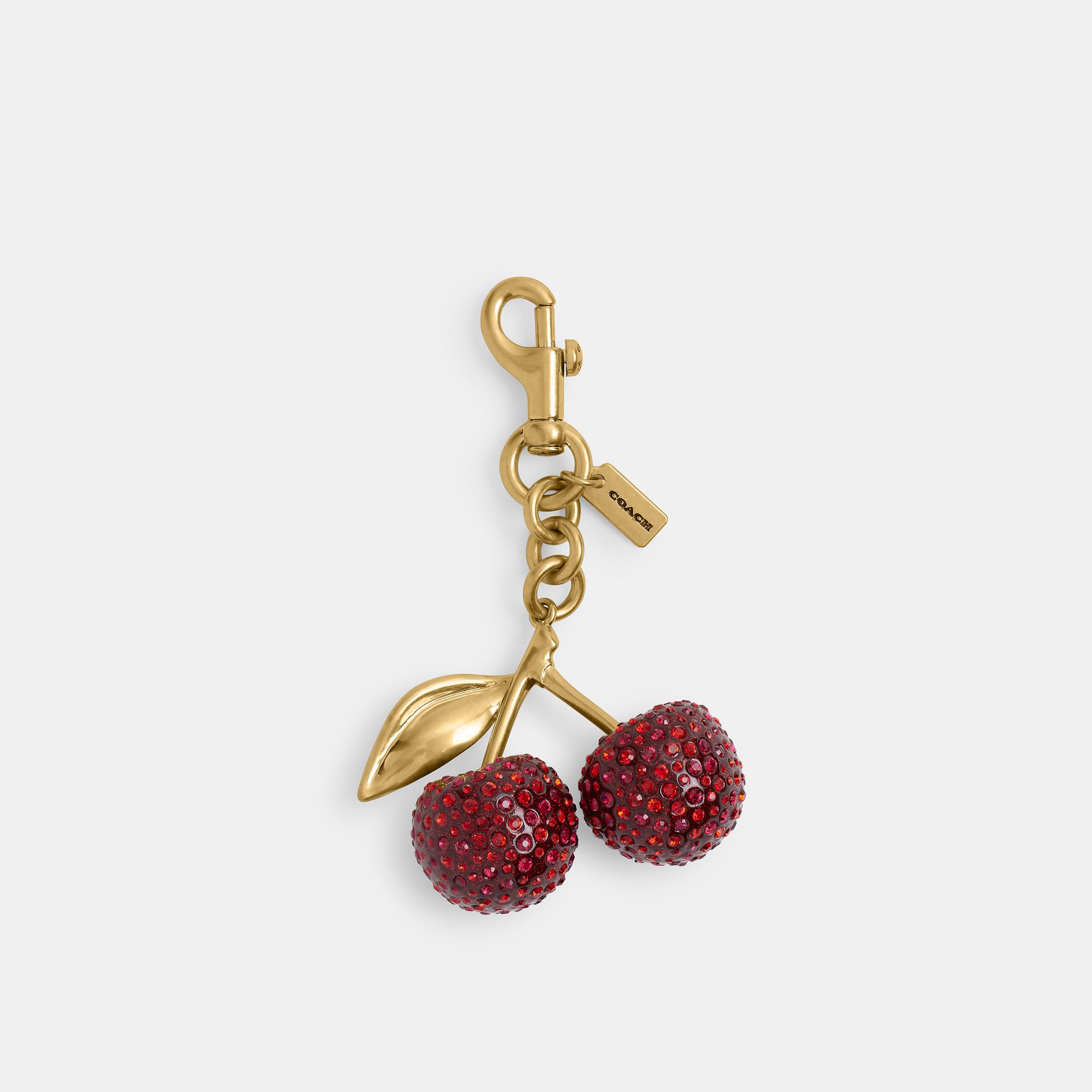 Bag Charm Coach Cherry