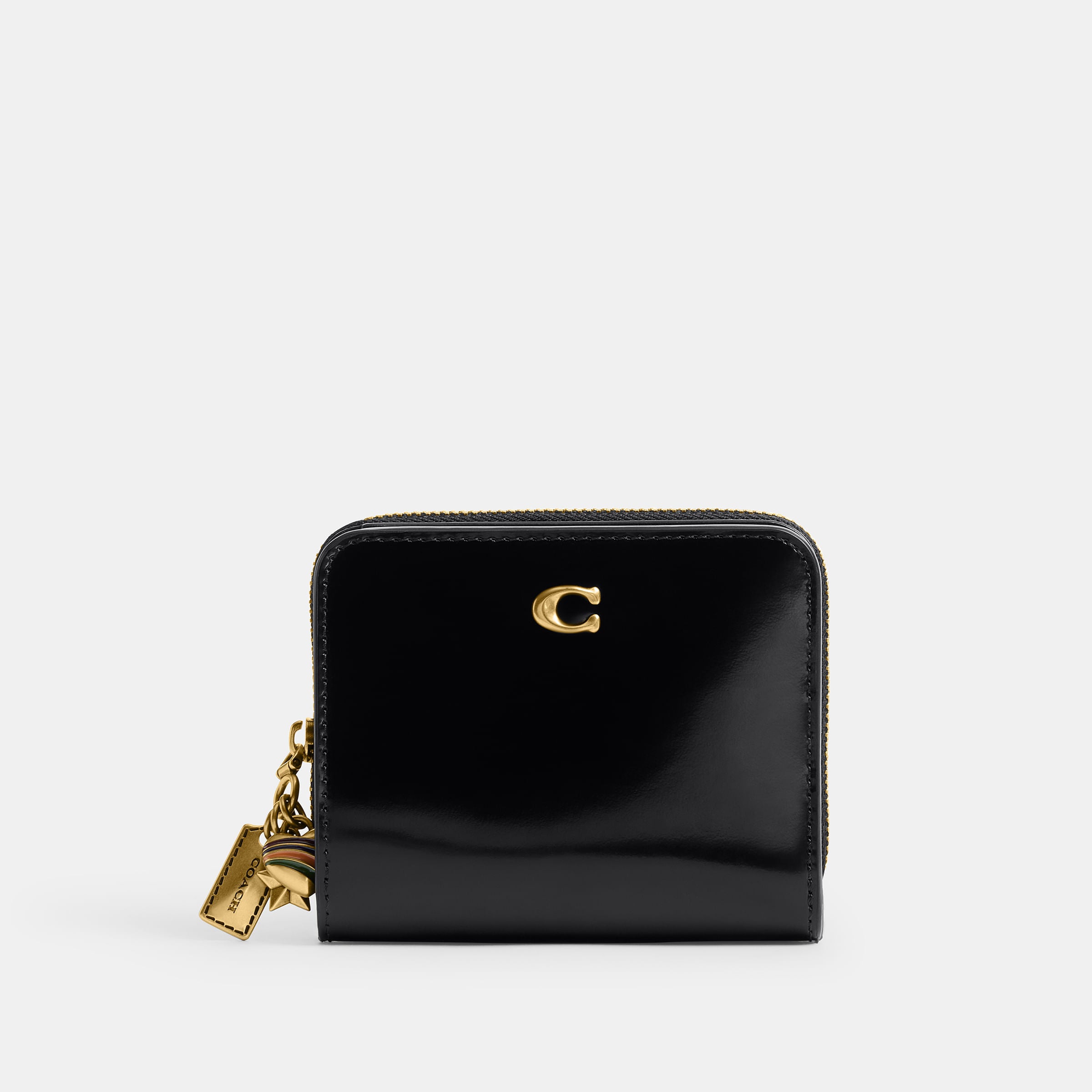 Cartera Pequeña Coach Spazzolato con Charm