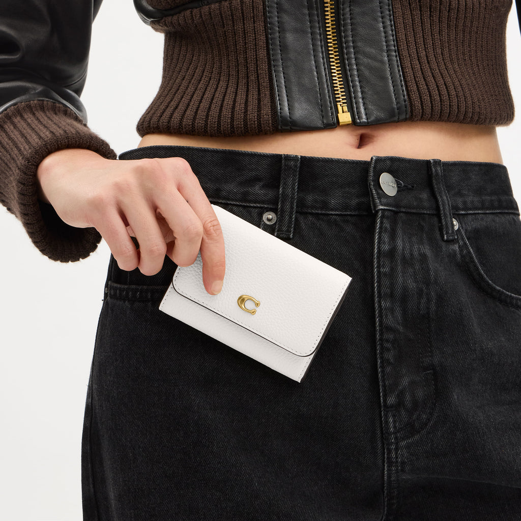 Cartera Pequeña Coach Leather