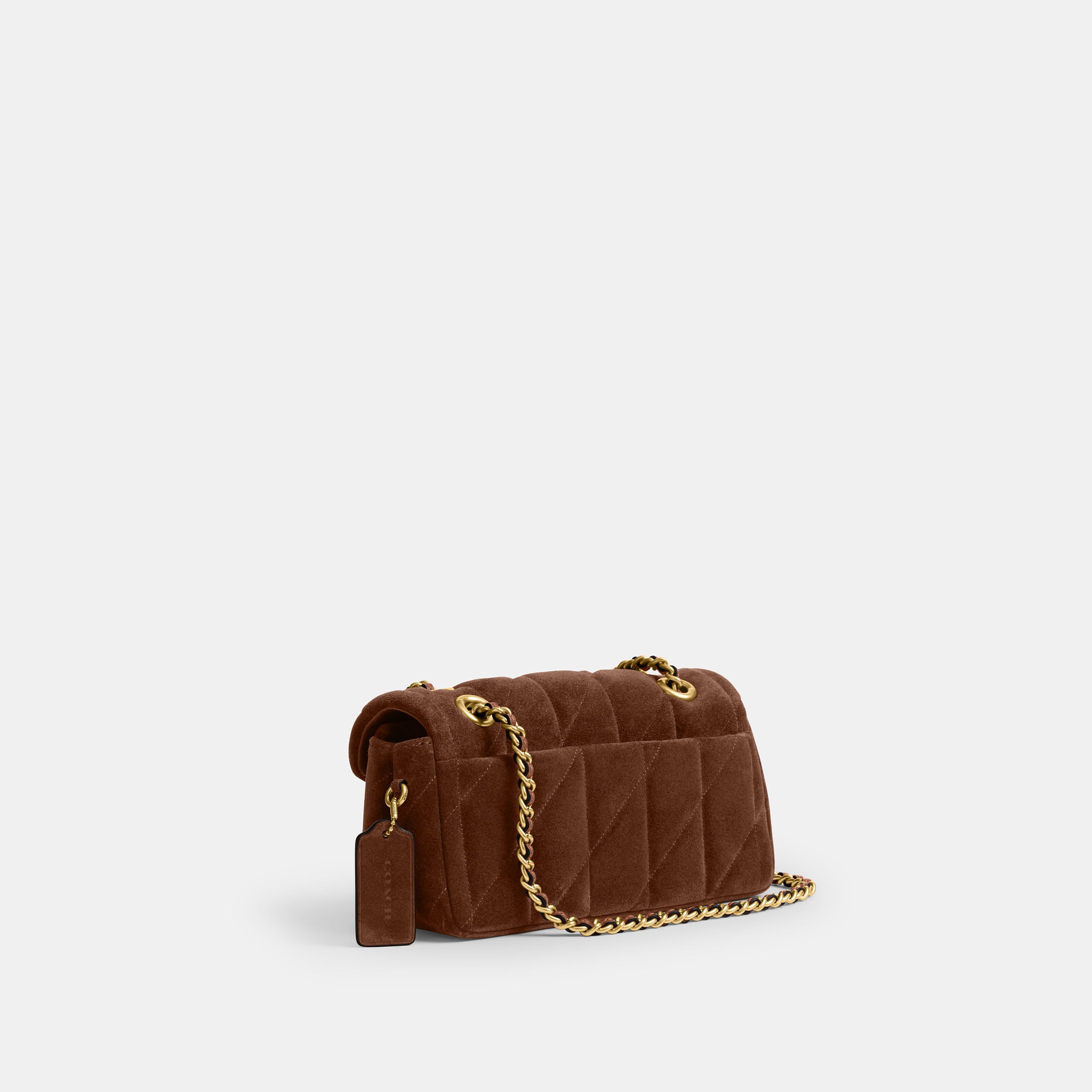 Bolsa Coach Shoulder Bag Tabby 20 en Suede con Cadena