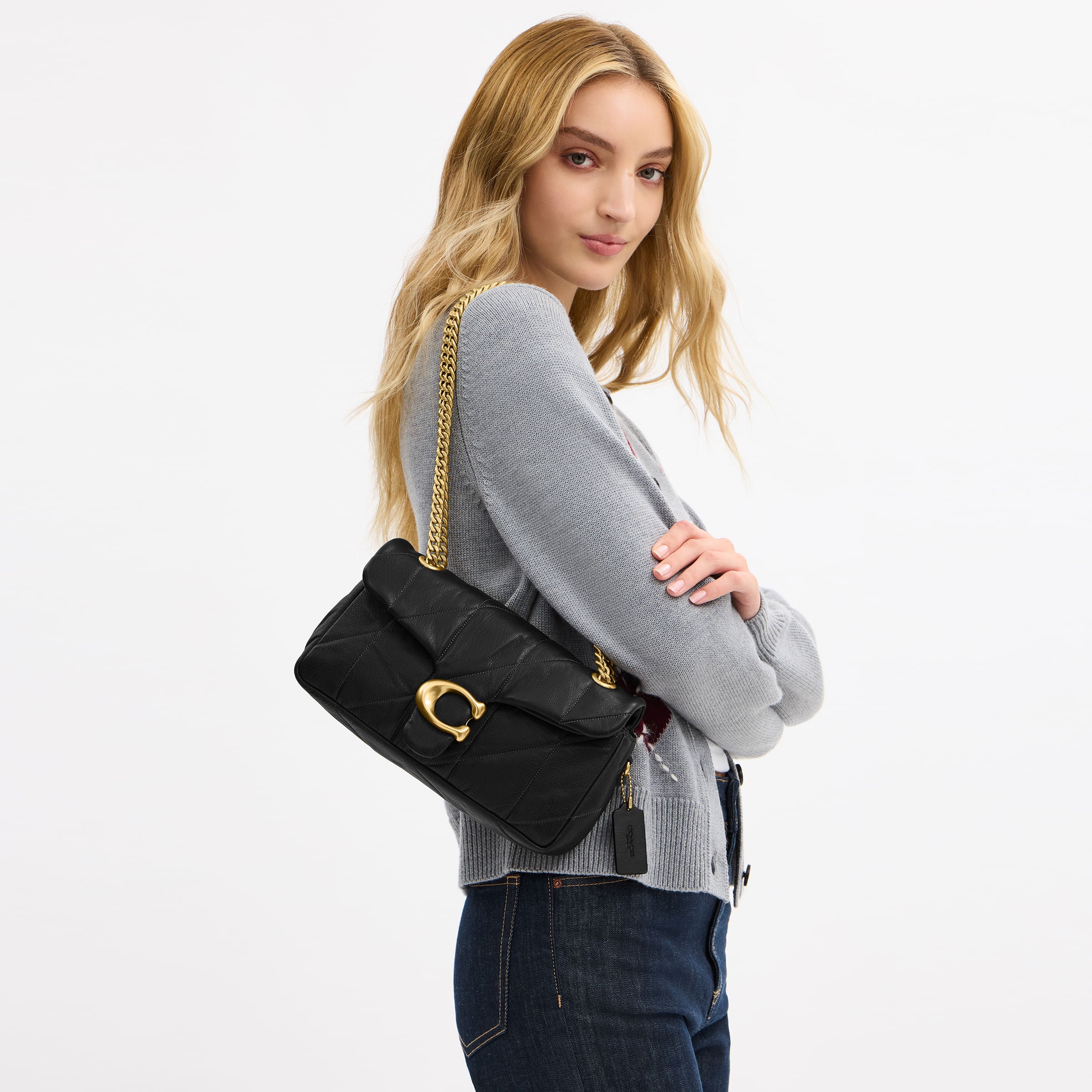 Bolsa Shoulder Bag Coach Tabby 26