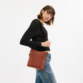 Bolsa Shoulder Bag Coach Bucket Bleecker 21 Suede