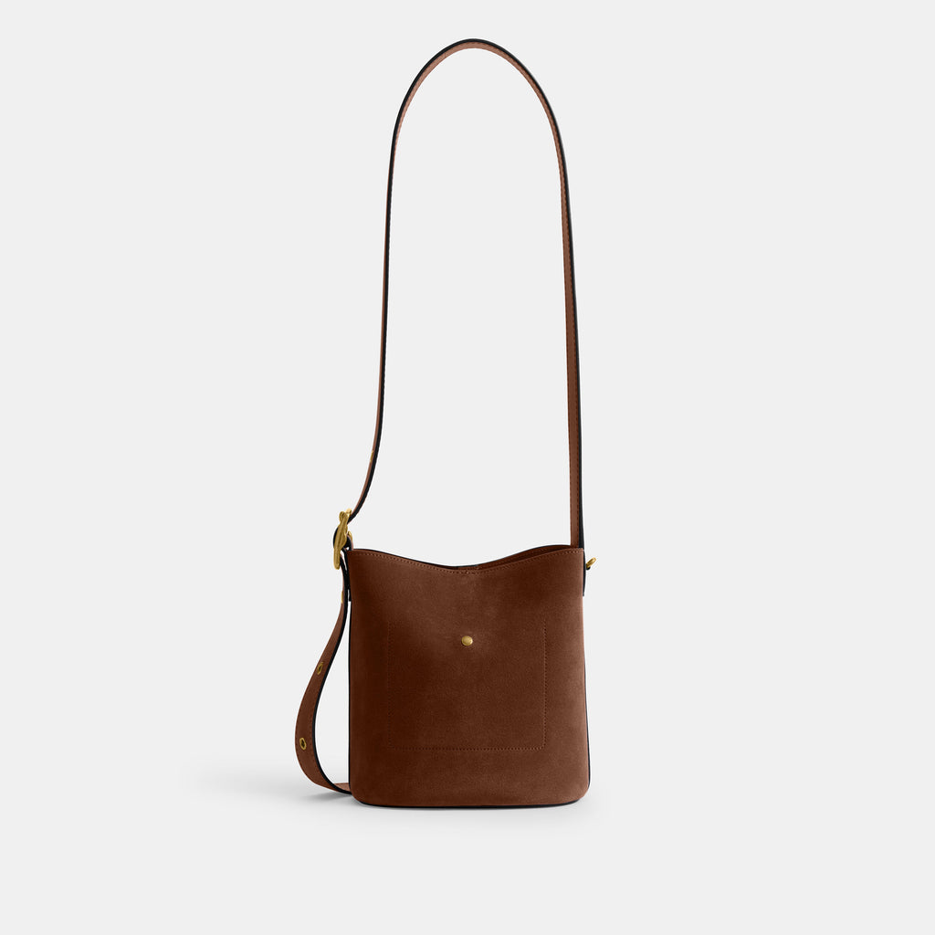 Bolsa Shoulder Bag Coach Bleecker Bucket 21