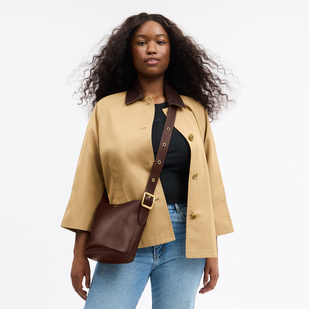 Bolsa Coach Shoulder Bag Bleecker Bucket 21