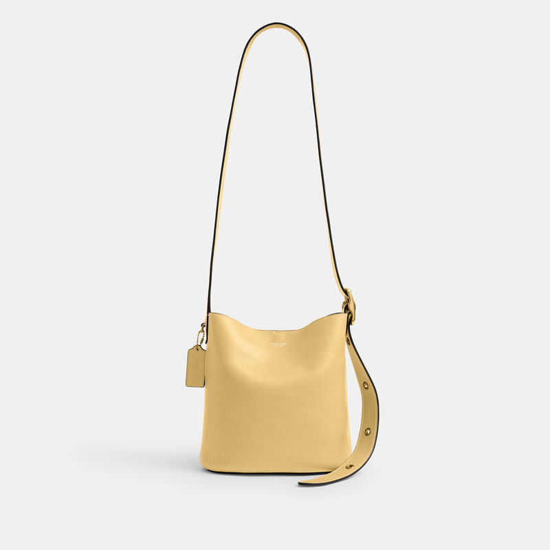 Bolsa Shoulder Bag Coach Bucket Bleecker 21 Piel
