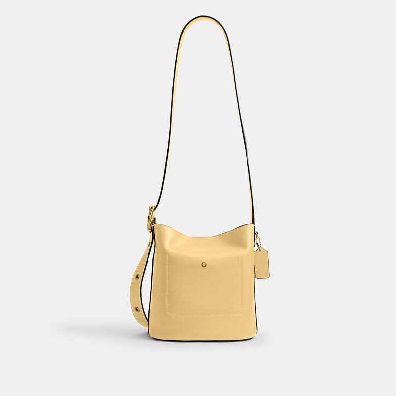 Bolsa Shoulder Bag Coach Bucket Bleecker 21 Piel