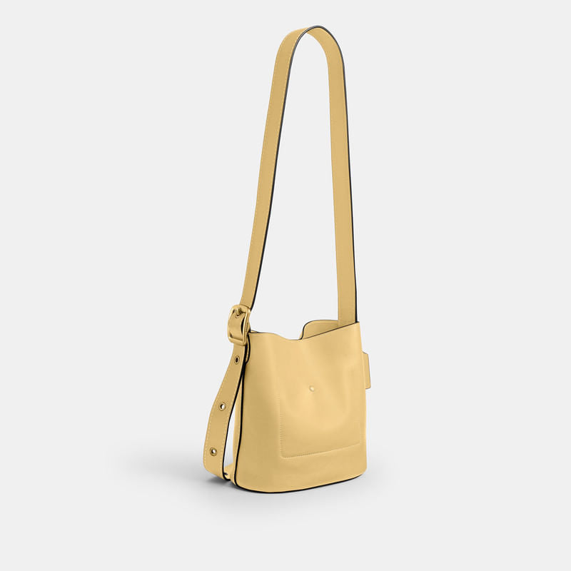 Bolsa Shoulder Bag Coach Bucket Bleecker 21 Piel